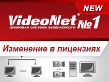 Изменение в лицензиях VideoNet